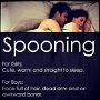 spooning